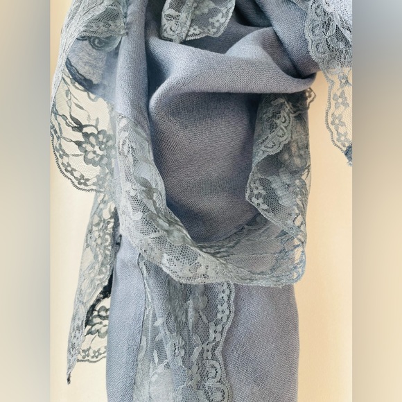 TILO Scarves for the Lace Lover 💙 NEW! Beautiful pieces day to night. - Picture 9 of 11